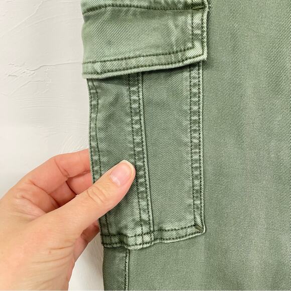 Spanx Green Cargo Skinny Jeans High Rise Womens M Denim Stretch Classic Fall - Picture 3 of 10